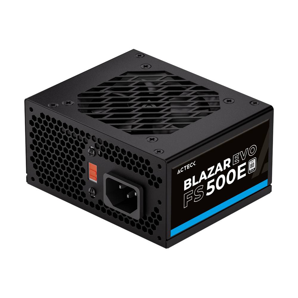 Fuente de Poder ACTECK Blazar Evo ACTECK FS500E Advanced Series 500W Slim. para gabinetes compactos: KENDAL - BERN, ATOM, BROOK Fuente de Poder ACTECK Blazar Evo ACTECK FS500E Advanced Series 500W Slim. para gabinetes compactos: KENDAL - BERN, ATOM, BROOK